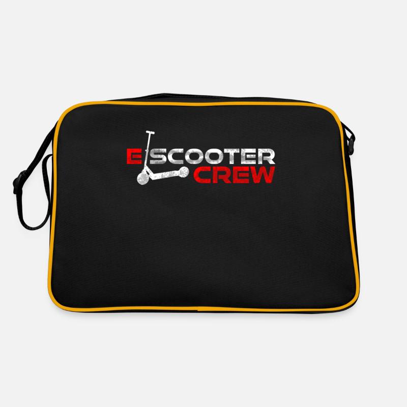 E-Scooten Crew Vintage Distressed Retro Electro Sac Retro