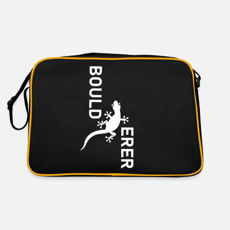 boulderer - Retro Bag - black/gold