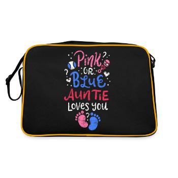 Tante révélation de genre - Sac Retro - noir/or - Dos