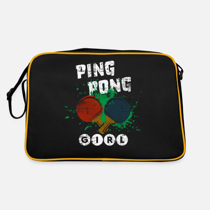 Tischtennis Mädchen Retro Tasche