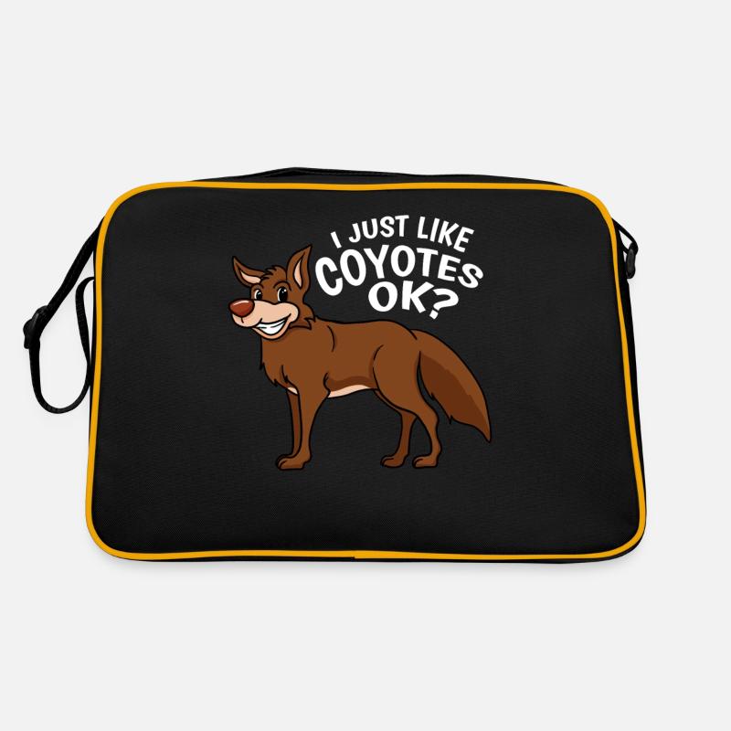 Coyote Coyotes J'aime juste les coyotes Ok? cadeau Sac Retro
