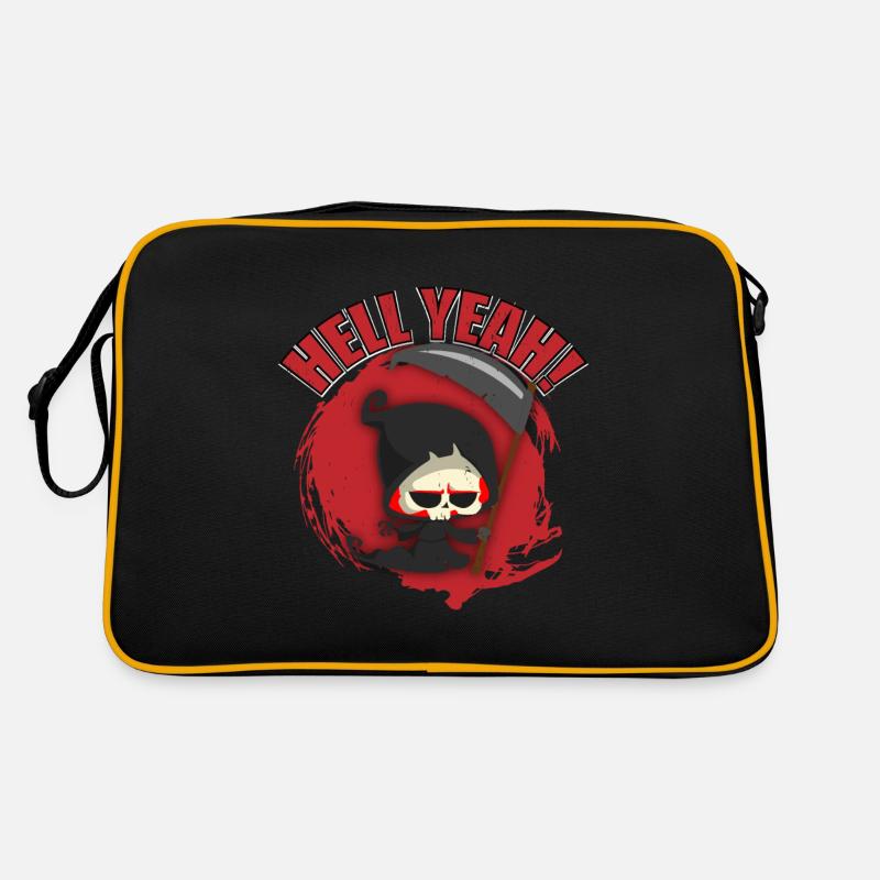 Devil Grim Reaper Hell Death Demon Gift Retro Bag