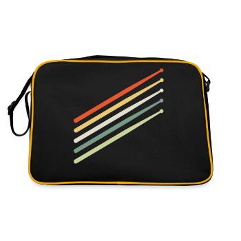 Drummer drumsticks - Retro Bag - black/gold - Back