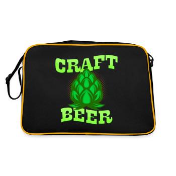 Craft beer - Retro Bag - black/gold - Back