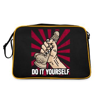 DO IT YOURSELF DILDO Strapon Strap Strap Dildos - Retro Bag - black/gold - Back