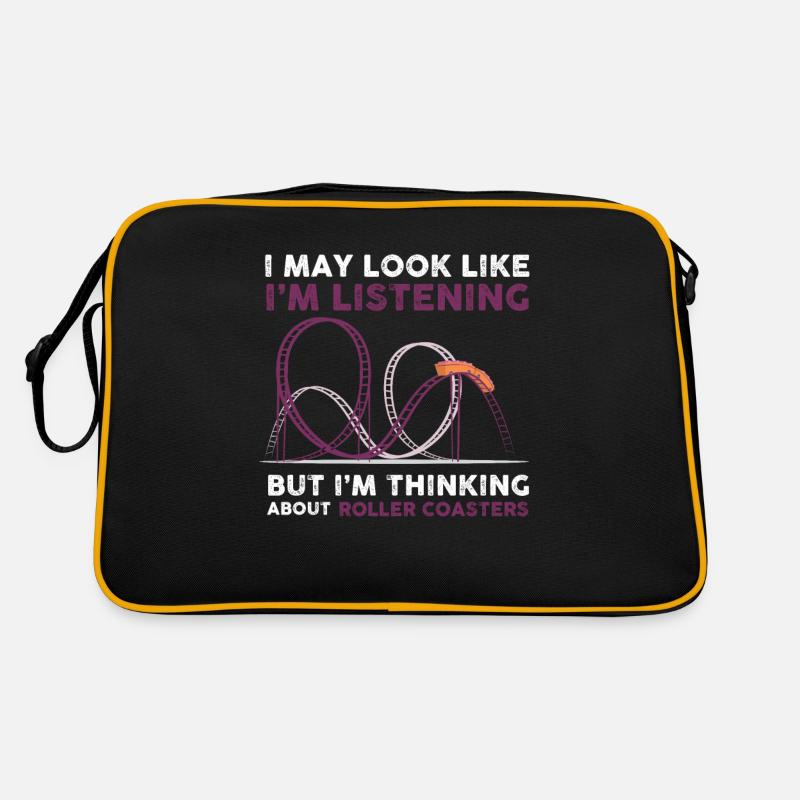 Roller Coaster - Theme Park Design Retro Bag