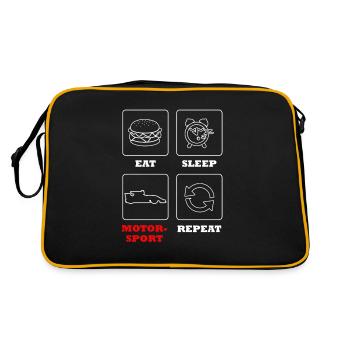 Tuning Car Tuner Turbo Drifting Rims PS Gift - Retro Bag - black/gold - Back