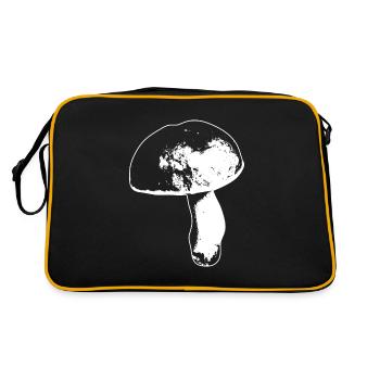 Cueillette de champignons cèpes - Sac Retro - noir/or - Dos