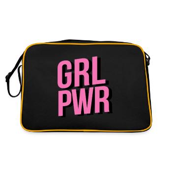 Girl Power Grl Power Shirt - Retro Bag - black/gold - Back