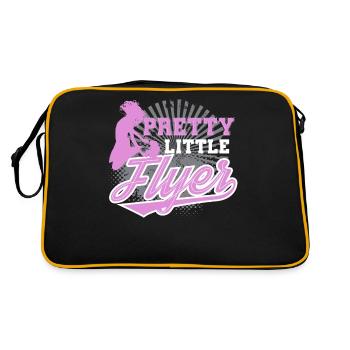Cheerleader Pretty Little Flyer Gift Tee pour - Sac Retro - noir/or - Dos