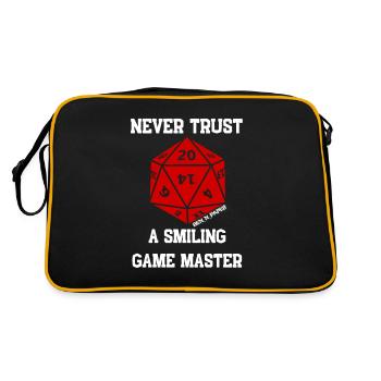 Game Master Role-Playing Game Dice - Retro Bag - black/gold - Back