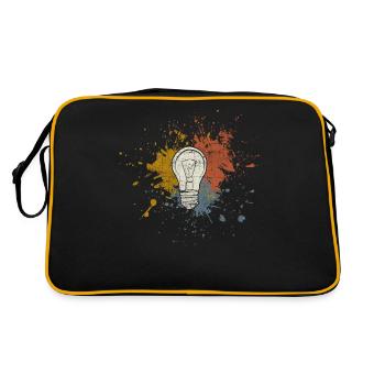 Nerd smart - Retro Bag - black/gold - Back