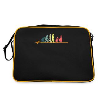 Couture Couture Couturière Cadeau · Évolution - Sac Retro - noir/or - Dos