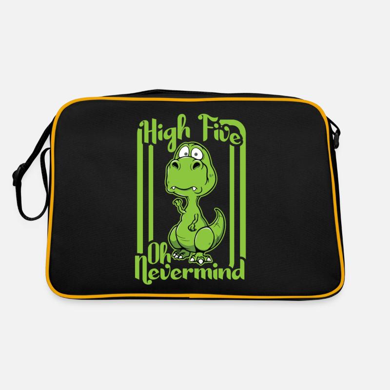 High five - Retro Tasche - Schwarz/Gold