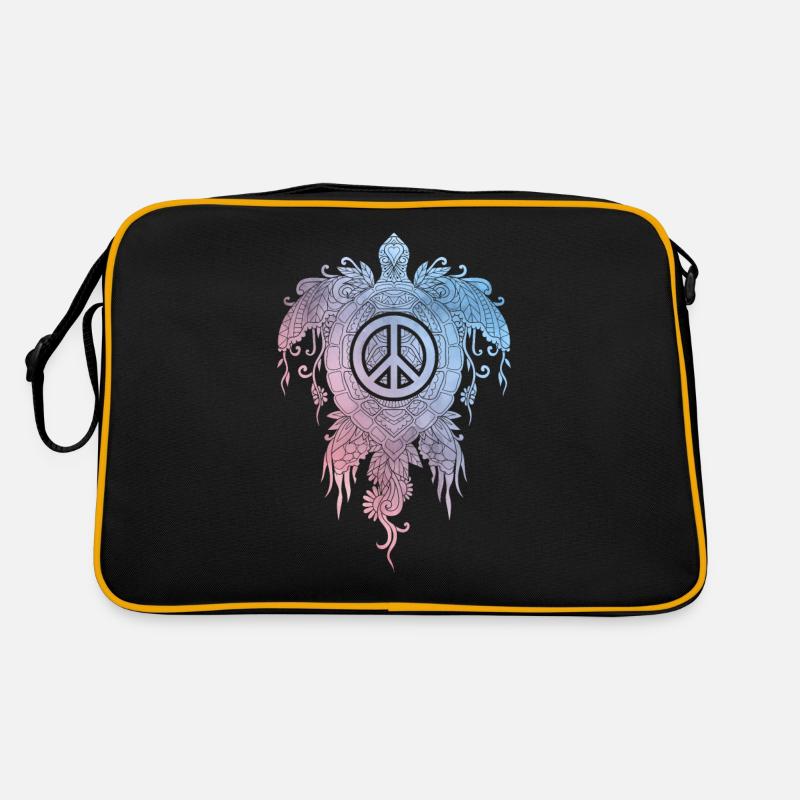 turtle peace Day Retro Tasche