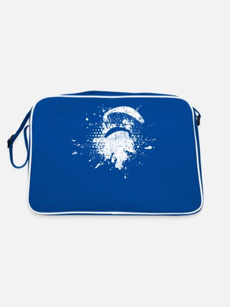 Paragliding - Retro Bag - blue/white - Back