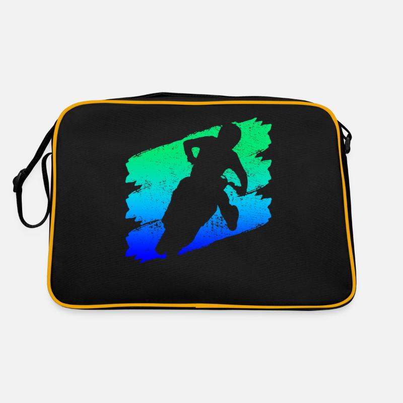 Motocross - Retro Tasche - Schwarz/Gold