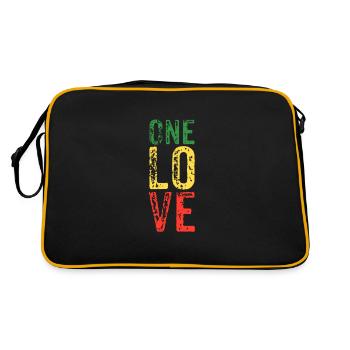 reagge - Retro Bag - black/gold - Back