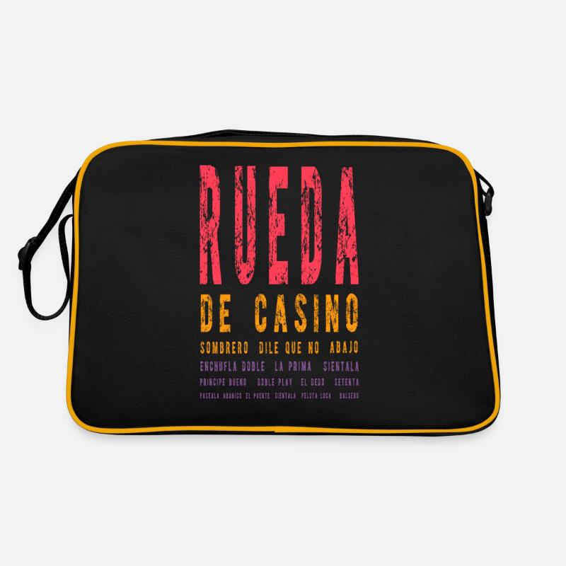 T-shirt Rueda Salsa Cuba Dance Sac Retro