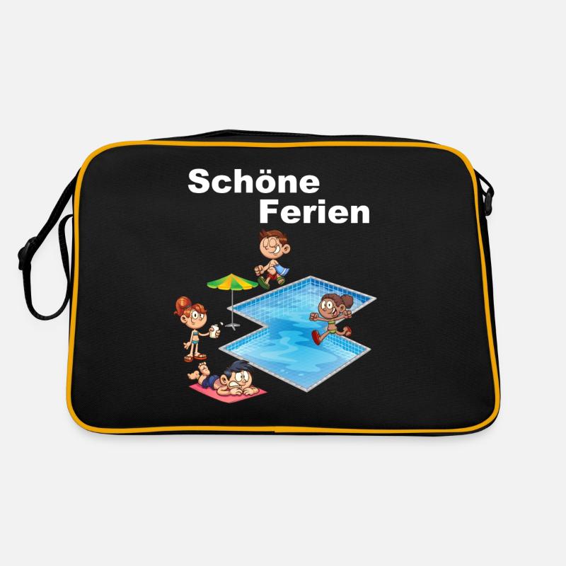 Schöne Ferien Retro Tasche
