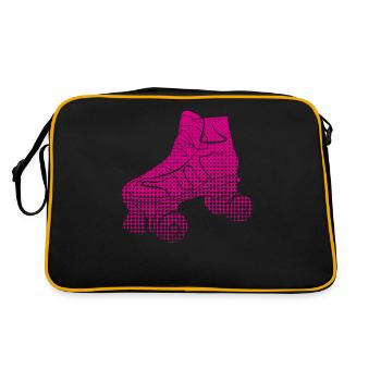 Roller skating Roller skating - Retro Bag - black/gold - Back