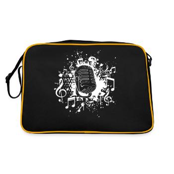 Chanter des chanteurs - Sac Retro - noir/or - Dos