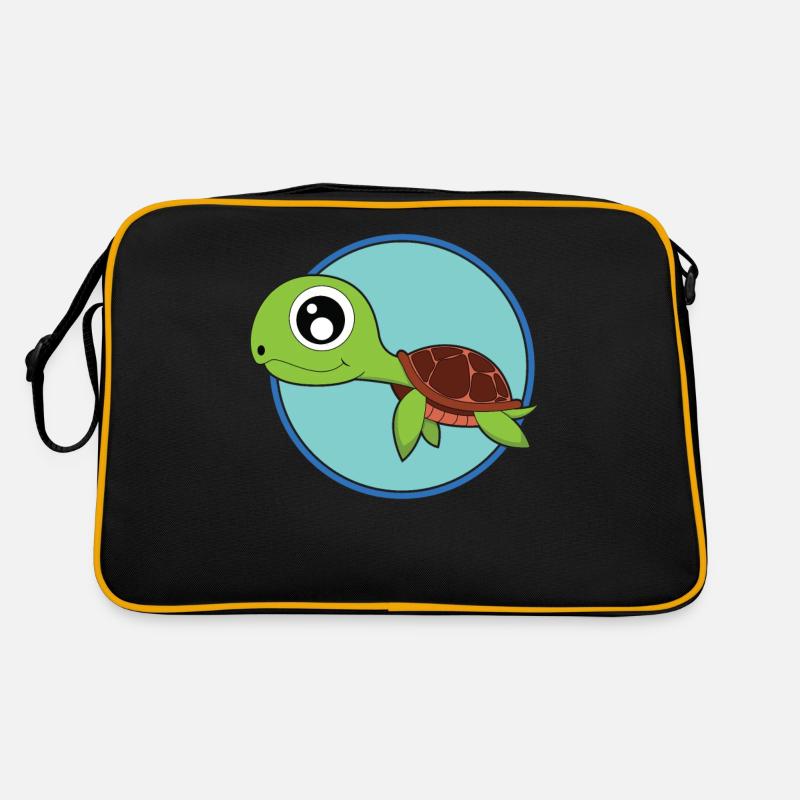 Turtle cute baby animals Retro Bag