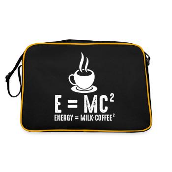 Relativité Physique Science Café Mil - Sac Retro - noir/or - Dos