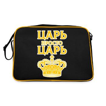 Tsar ЦАРЬ Pour le père qui le mérite - Sac Retro - noir/or - Dos