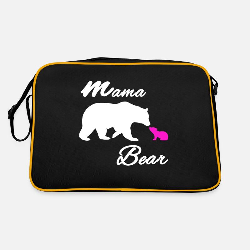 mamabär mama mutter mom mommy vintage hipster mum Retro Tasche