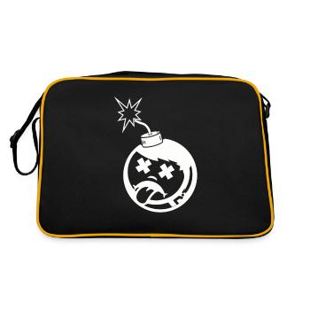 Bombe punk bombe - Sac Retro - noir/or - Dos
