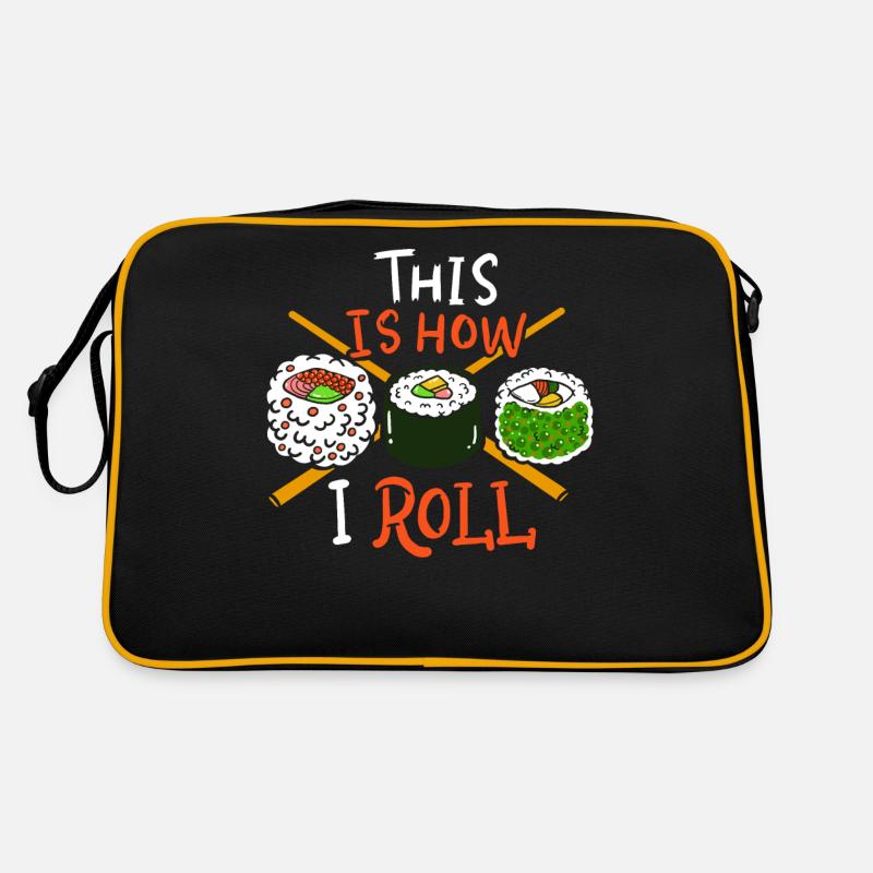 Sushi Sushi Sushi Retro Tasche