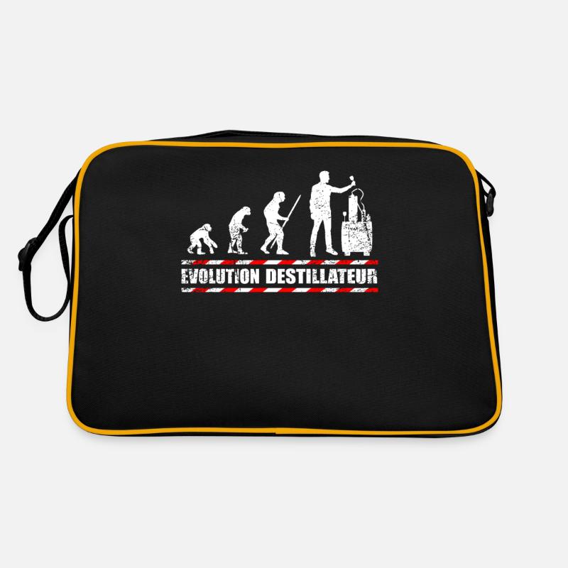 Evolution Destillateur Schnapsbrenner Retro Tasche