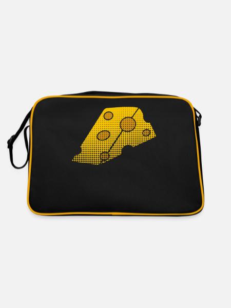 Cheese - Retro Bag - black/gold - Back