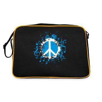 Peace Peace Music - Retro Bag - black/gold - Back