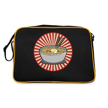 ramen - Sac Retro - noir/or - Dos