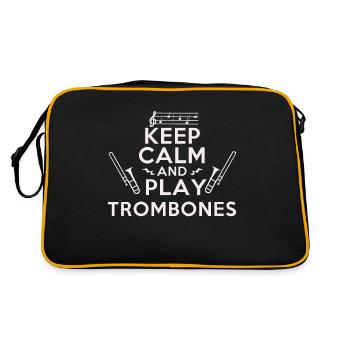 Trombones - Sac Retro - noir/or - Dos