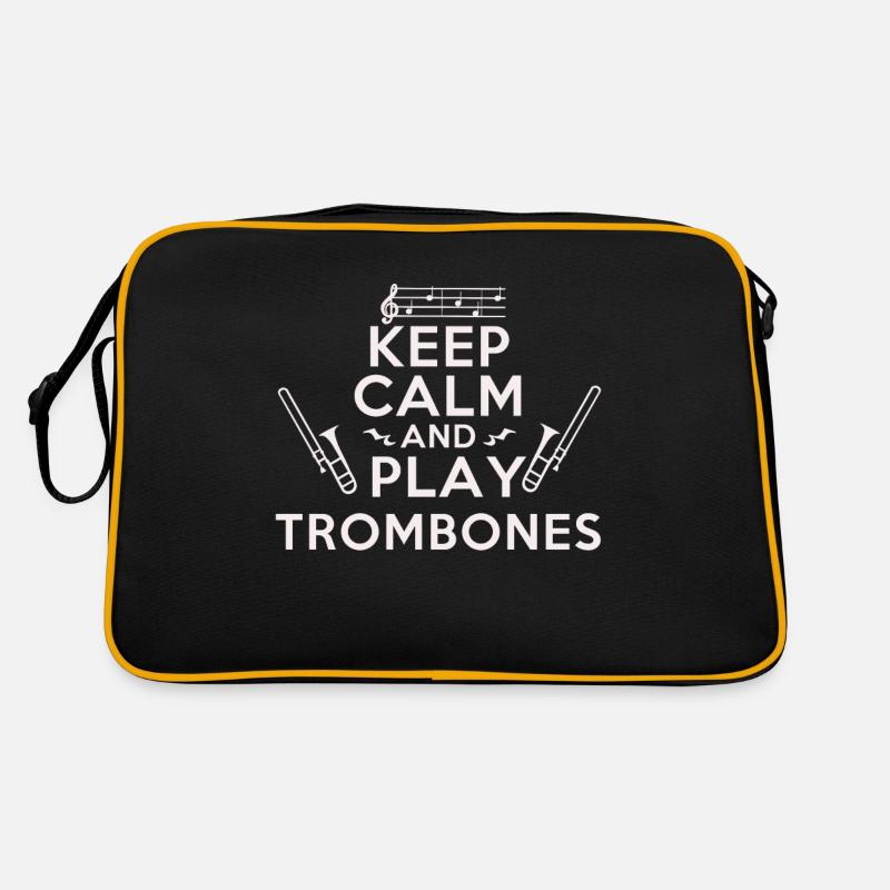 Trombones - Sac Retro - noir/or