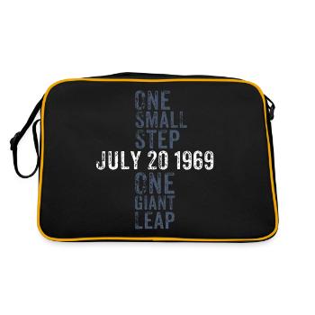 moon-landing - Retro Bag - black/gold - Back