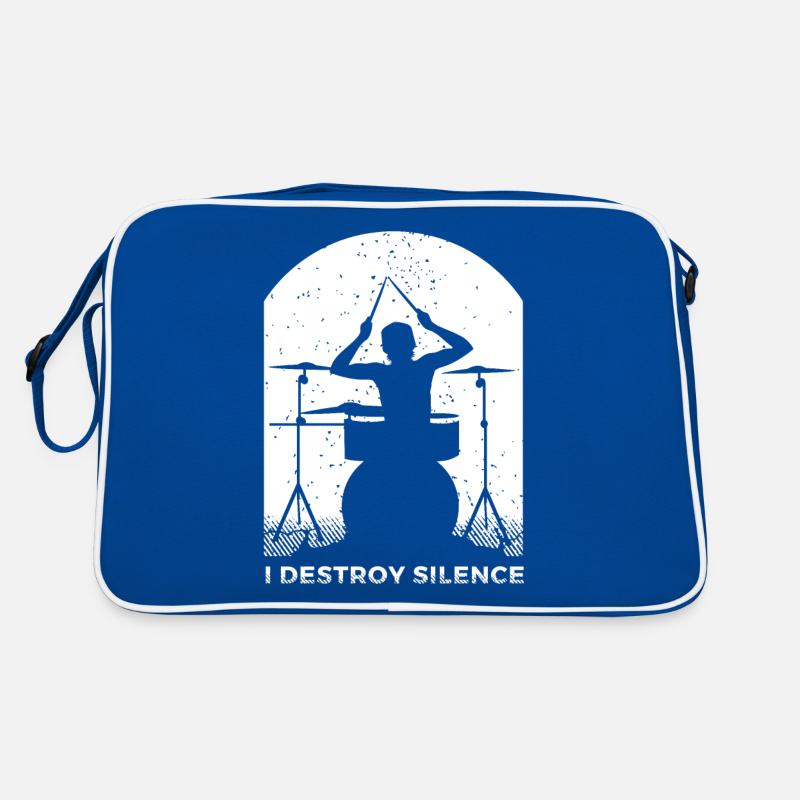Drums Gift Drummer Percussion Retro Bag