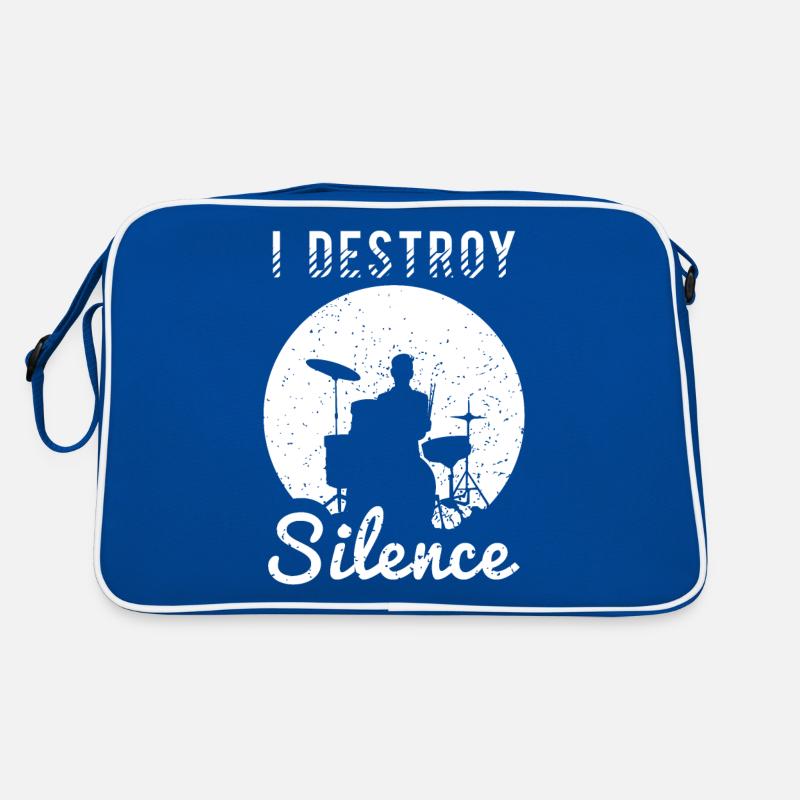 Drums Gift Drummer Percussion Retro Bag