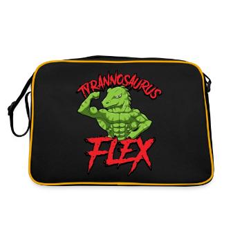 Fitness Gym Sport Power Lifting Tyrannosaurus Flex - Sac Retro - noir/or - Dos