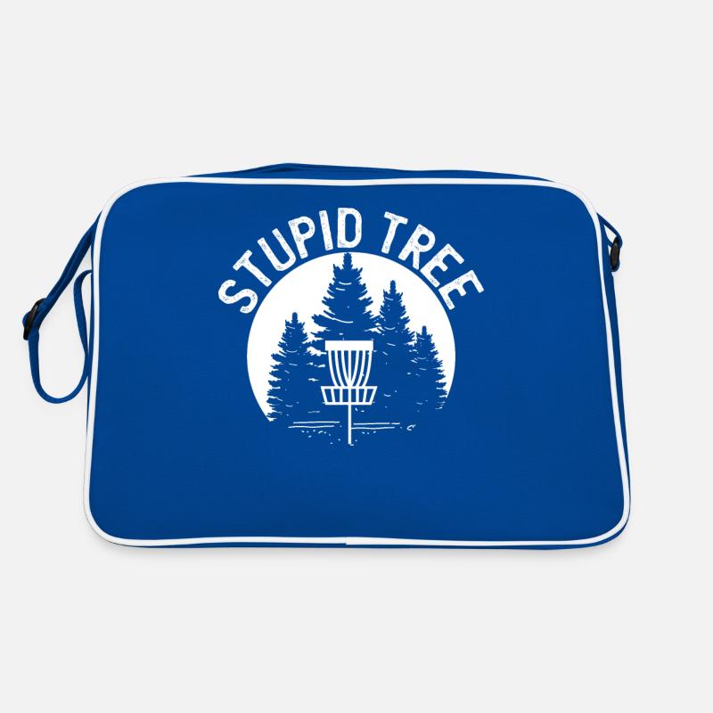 Dummer Baum - Distressed Disc Golf Designs Retro Tasche