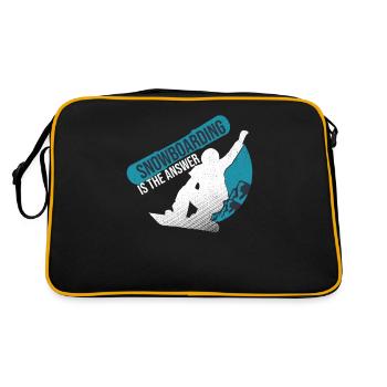 snowboard snowboard - Sac Retro - noir/or - Dos
