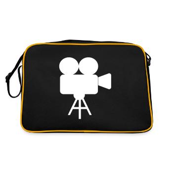 appareil photo - Sac Retro - noir/or - Dos
