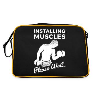 Weightlifter Fitness Strength Training Strength Training - Retro Bag - black/gold - Back