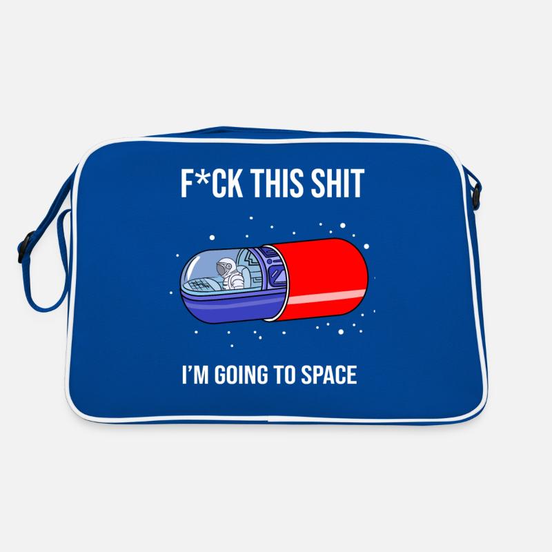 L'astronaute dans la pilule Mdma, une fan de Goa dans l'espace Sac Retro