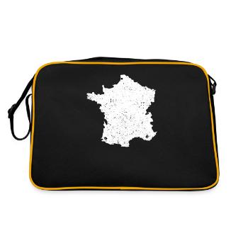 France map - Retro Bag - black/gold - Back