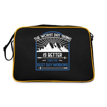 Skiing Ski - Retro Bag - black/gold - Back