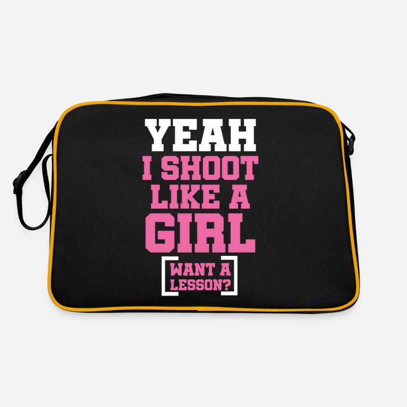 waffe schusswaffe pistole knarre gewehr handwaffe Retro Tasche